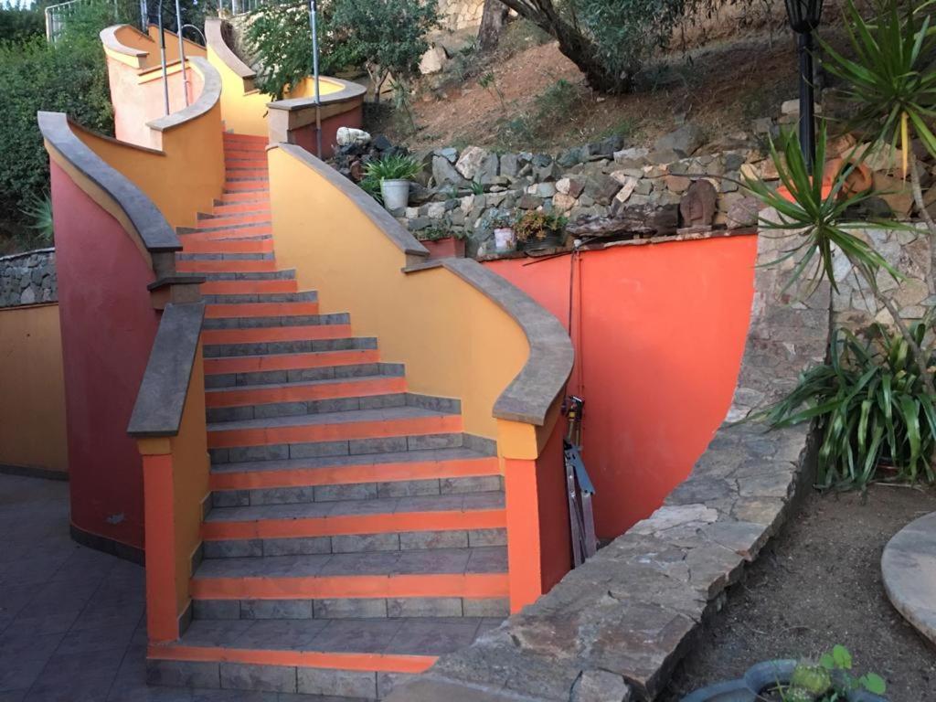 Villa Con Giardino Vista Mare Капитана Екстериор снимка
