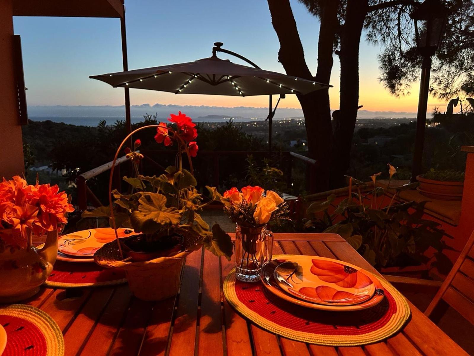 Villa Con Giardino Vista Mare Капитана Екстериор снимка